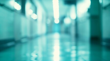 Abstract blurred hospital or clinic background : Generative AI