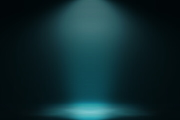 Blue spotlight smoke stage entertainment background, blue lamp. - 762902409