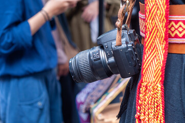 a digital camera brought by a tourist