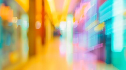 abstract blurred of department store or shopping center mall : Generative AI