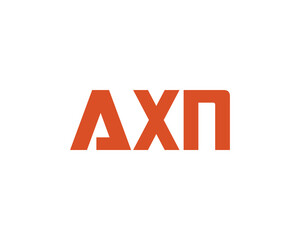 AXN logo design vector template