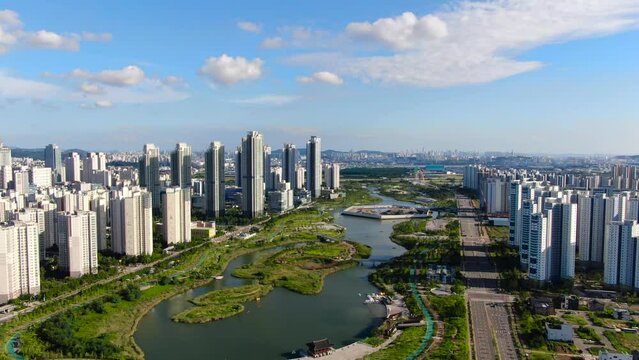 Cheongna Lake Park Apartment Complex, Cheongna International City, Incheon, South Korea