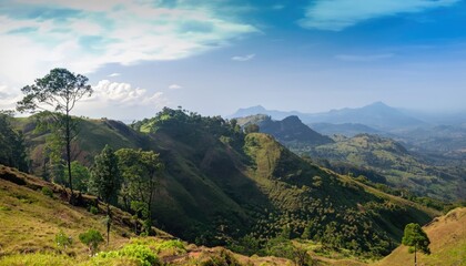 Beautiful landscape in Little Adams's peak, Ella, Srilanka