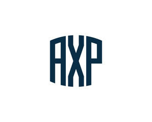 AXP logo design vector template