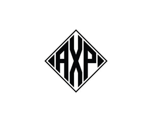 AXP logo design vector template