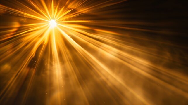 Sun Light Overlay Sun rays overlay Sun rays light isolated on black background for overlay design transparent sunlight special lens flash light effect front sun lens flash light of rad : Generative AI