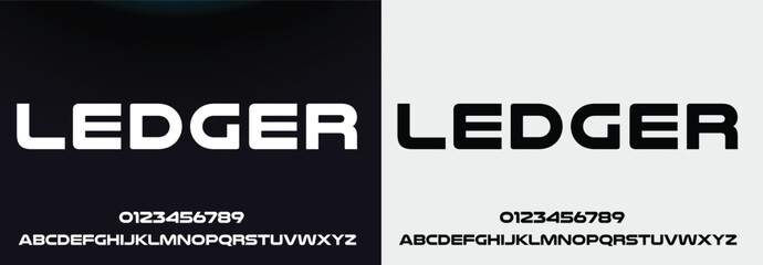 Abstract digital modern alphabet fonts. Typography technology electronic dance music future creative font. vector illustration