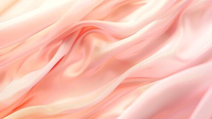 Fototapeta premium Light pale coral abstract elegant luxury background Peach pink shade Color gradient Blurred lines stripes Drapery Template Empty Mothers day Baby child Birthday Valentine Vintage : Generative AI
