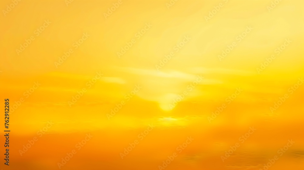 Aufkleber sunset gradient blurred yellow with grain noise effect background for art product design social media trendyvintagebrochurebanner : Generative AI