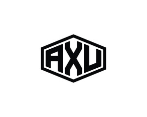 AXU Logo design vector template