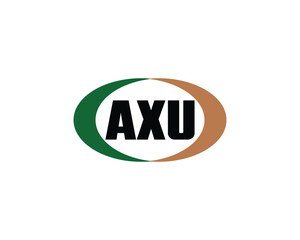 AXU Logo design vector template