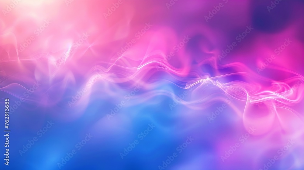 Fototapete Abstract trendy neon blurred gradient overflow waves grainy background texture Colorful digital Grain Texture overlay Lofi multicolor vintage retro design Vibrant Texture Wallpaper : Generative AI