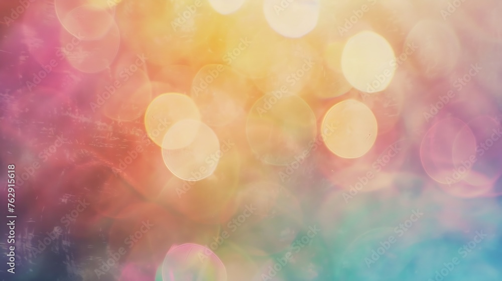 Aufkleber retro film photography effect grunge texture frame dusted holographic abstract multicolored vintage 