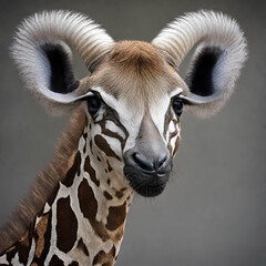 head of a giraffe