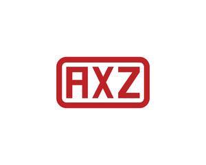 AXZ logo design vector template