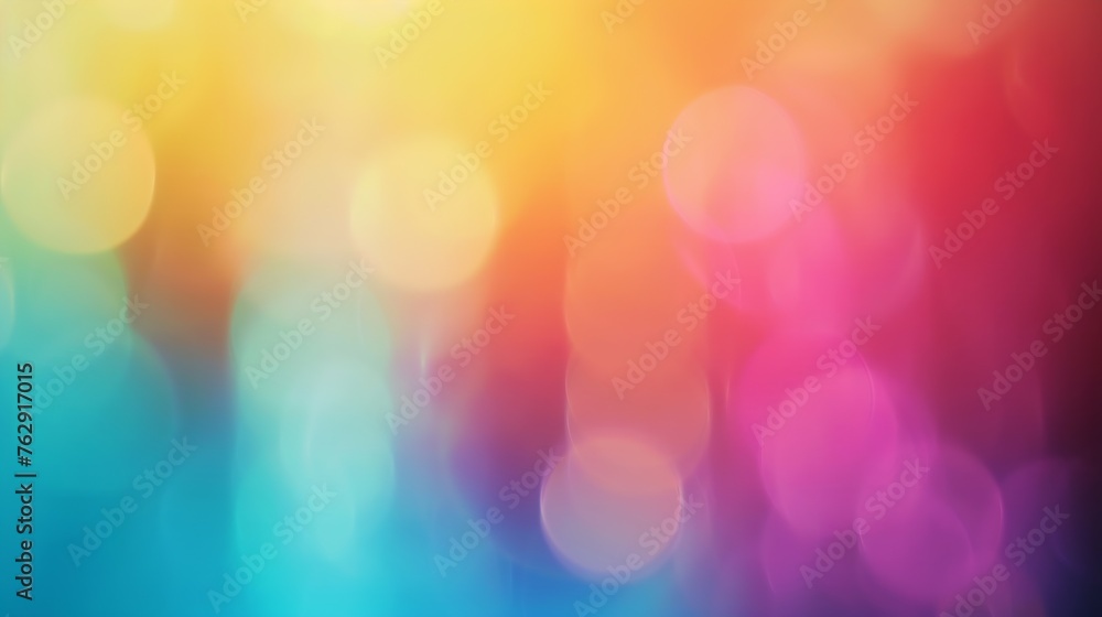 Poster Blurred colored abstract background Smooth transitions of iridescent colors Colorful gradient Rainbow backdrop Colorful wallpaper mockup for  website web for designers Network concept : Generative AI
