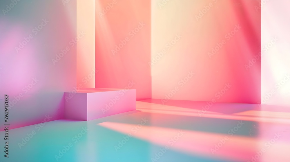 Poster abstract color gradient modern blurred background and film grain texture template with an elegant de