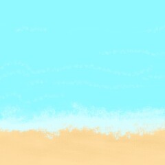 Beach landscape background 