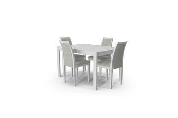 table and chairs