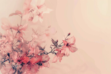 pink sakura flowers