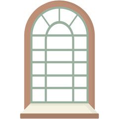 Obraz premium Fresh Air Window Illustration