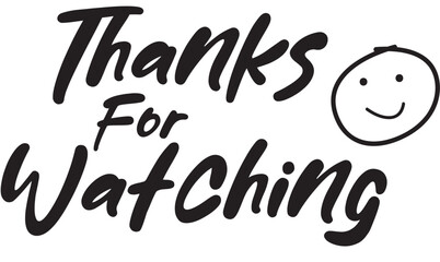 THANK YOU FOR WATCHING ANIMATION AND ICON SMILE 