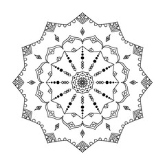 Luxury Beautiful Flower Mandala Design