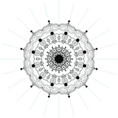 Luxury Beautiful Flower Mandala Design