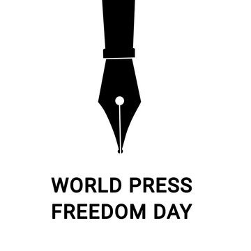 World press freedom day vector illustration 