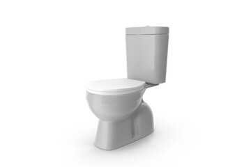 white toilet bowl