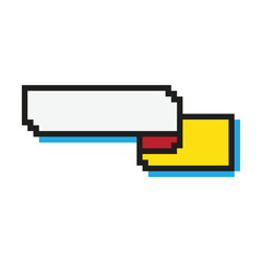 Banner pixel art design style