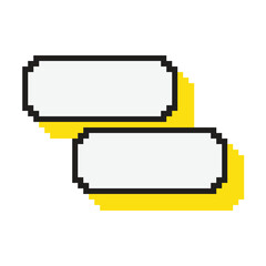 Banner pixel art design style