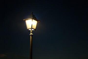 Fototapeta na wymiar street lamp in the night