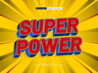 super power editable text effect