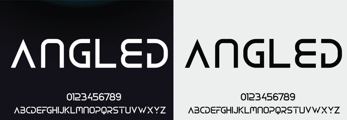 modern creative alphabet. Future fonts style. Typography uppercase and lowercase fonts. vector illustration