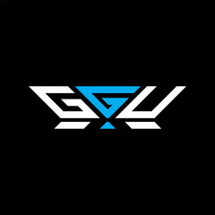 GGU letter logo vector design, GGU simple and modern logo. GGU luxurious alphabet design