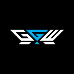 GGW letter logo vector design, GGW simple and modern logo. GGW luxurious alphabet design