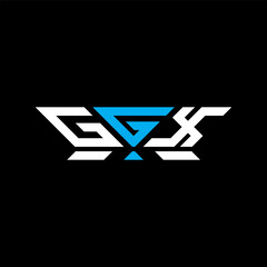 GGX letter logo vector design, GGX simple and modern logo. GGX luxurious alphabet design