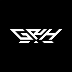 GRH letter logo vector design, GRH simple and modern logo. GRH luxurious alphabet design