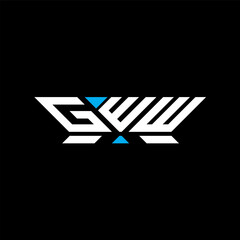 GWS letter logo vector design, GWS simple and modern logo. GWS luxurious alphabet design