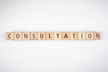 Consultation Trivia Quiz Isolated on White Background