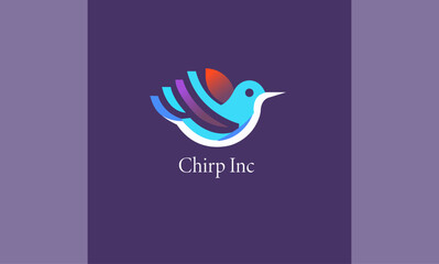 Chirp-Inc-01 fiver,  logo design, minimalist logo, unique logo, logo maker, creative logo, brand identity