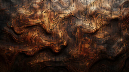 background where the wood grain seems to shift and change as if existing in alternate realities - obrazy, fototapety, plakaty