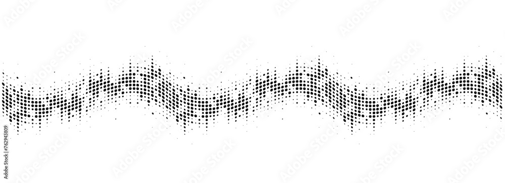 Wall mural dots on white background concept of technology, science, music, modern, website, frames social netwo