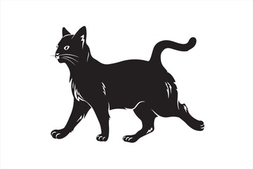 black cat silhouette