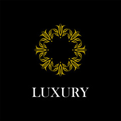 luxury mandala geometric logo template	