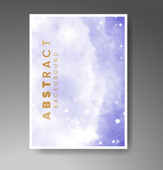 Cards with watercolor background. Design for your cover, date, postcard, banner, logo.