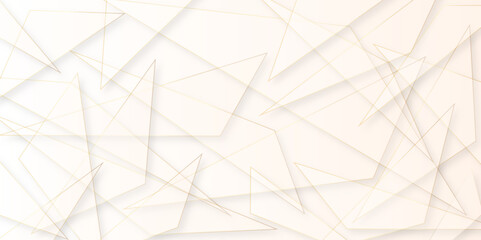 Abstract orange geometric modern line background Neomorphs design. triangle shape overlaps design abstract Minimal style orange neomorphism website banner, Vector business presentation background.