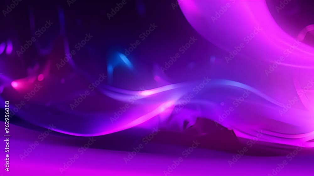 Poster purple and blue abstract background with wavy lines generative ai