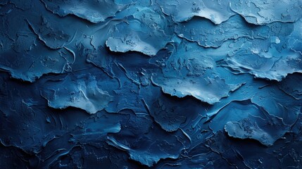 Blue textured abstract background. - obrazy, fototapety, plakaty